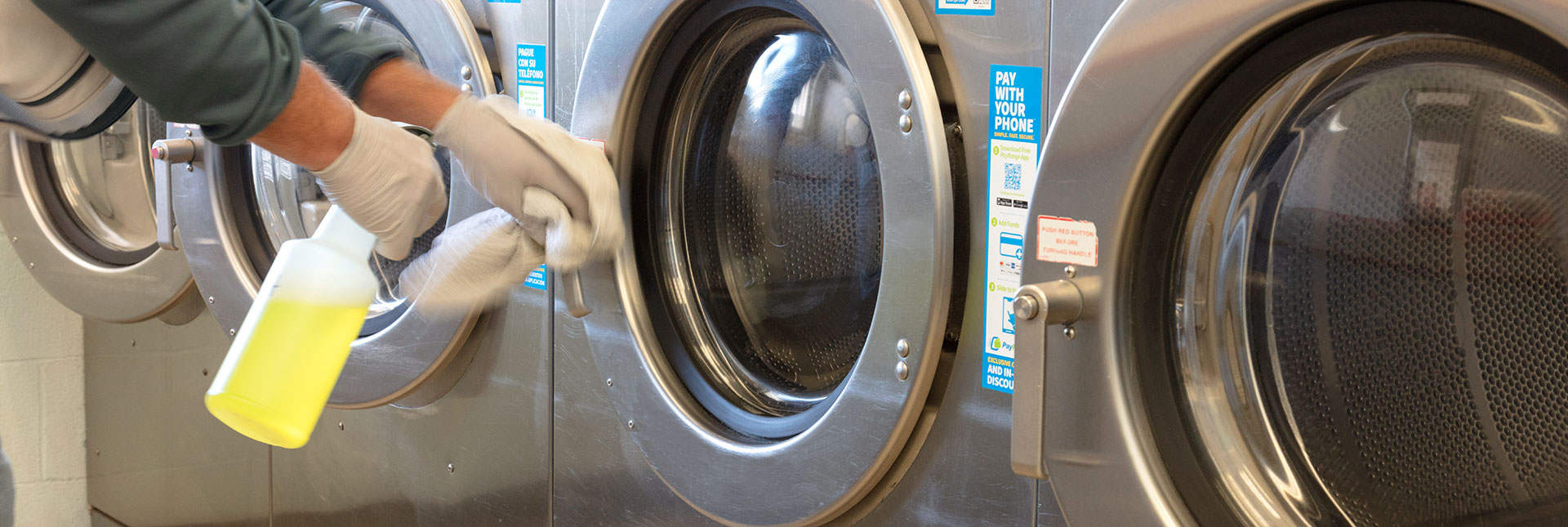clean laundromat - always clean - friendly staff - self service laundry - The Laundromat by Swish & Swirl